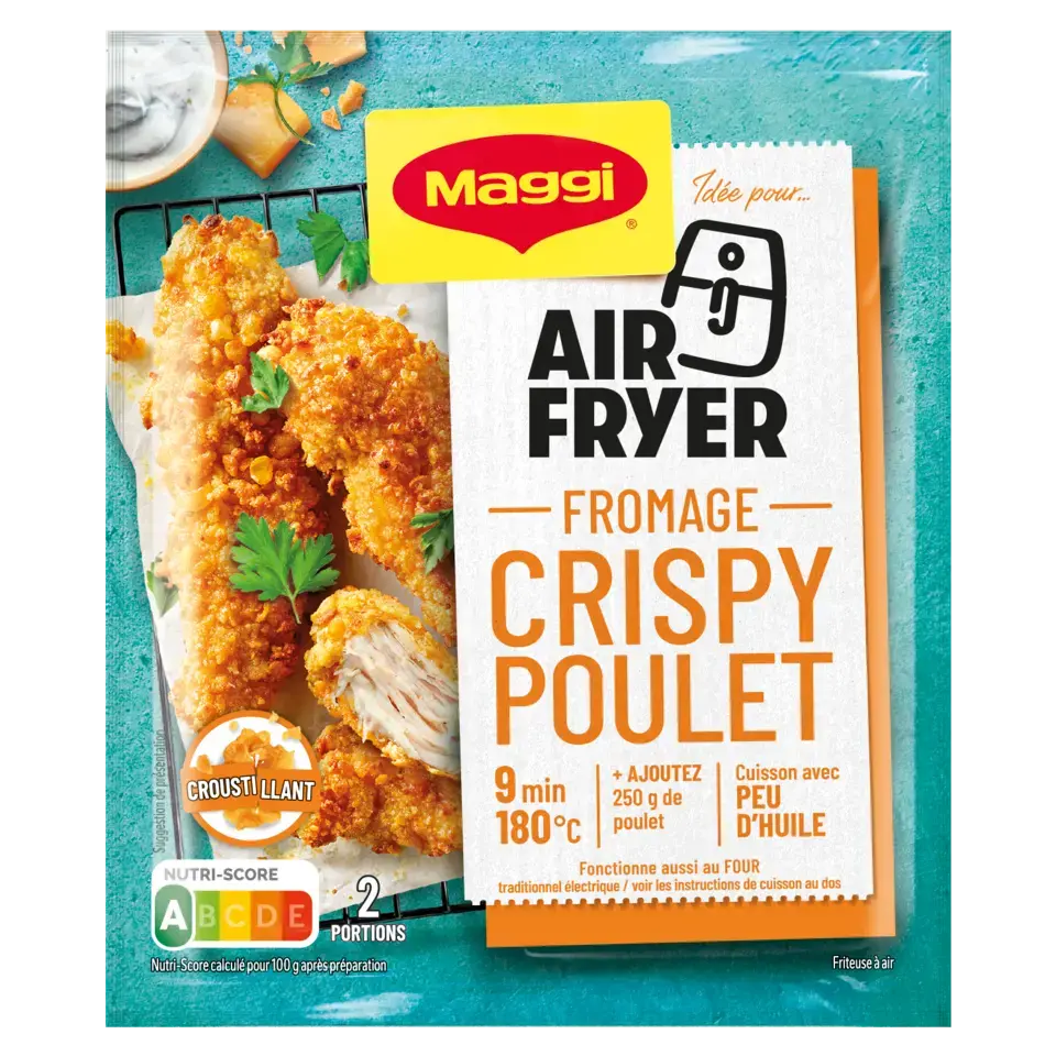 MAGGI Air Fryer Fromage Crispy Poulet 44g