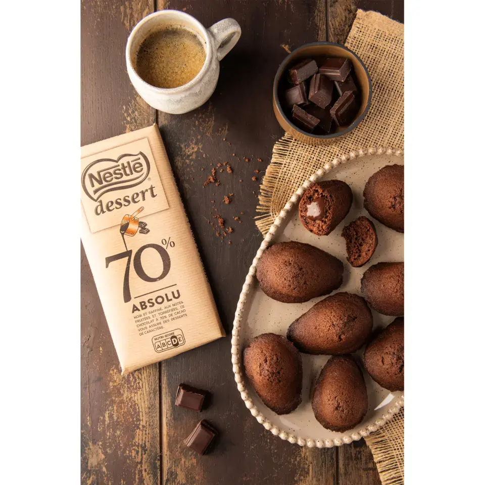 DESSERT Madeleines 70% Escale Gourmande Recipe FR