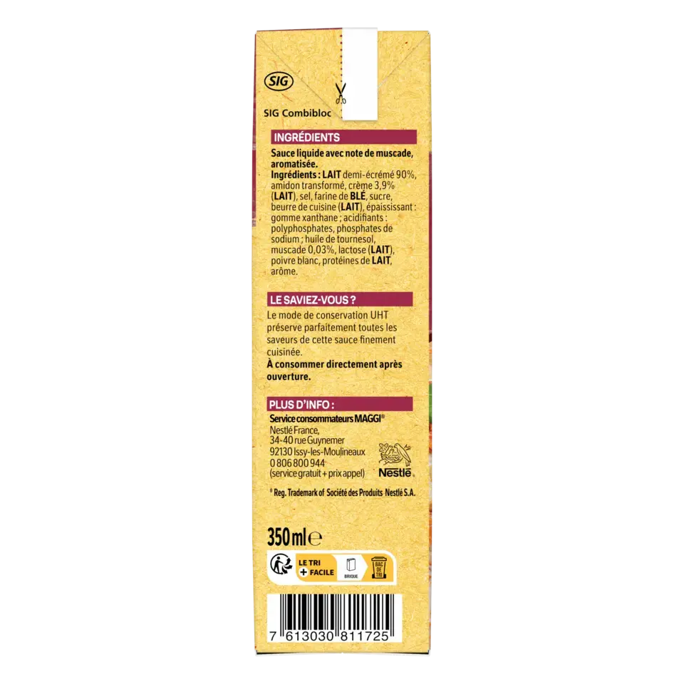 MAGGI MA SAUCE FINE Bechamel Plain Tetra 12x350ml FR