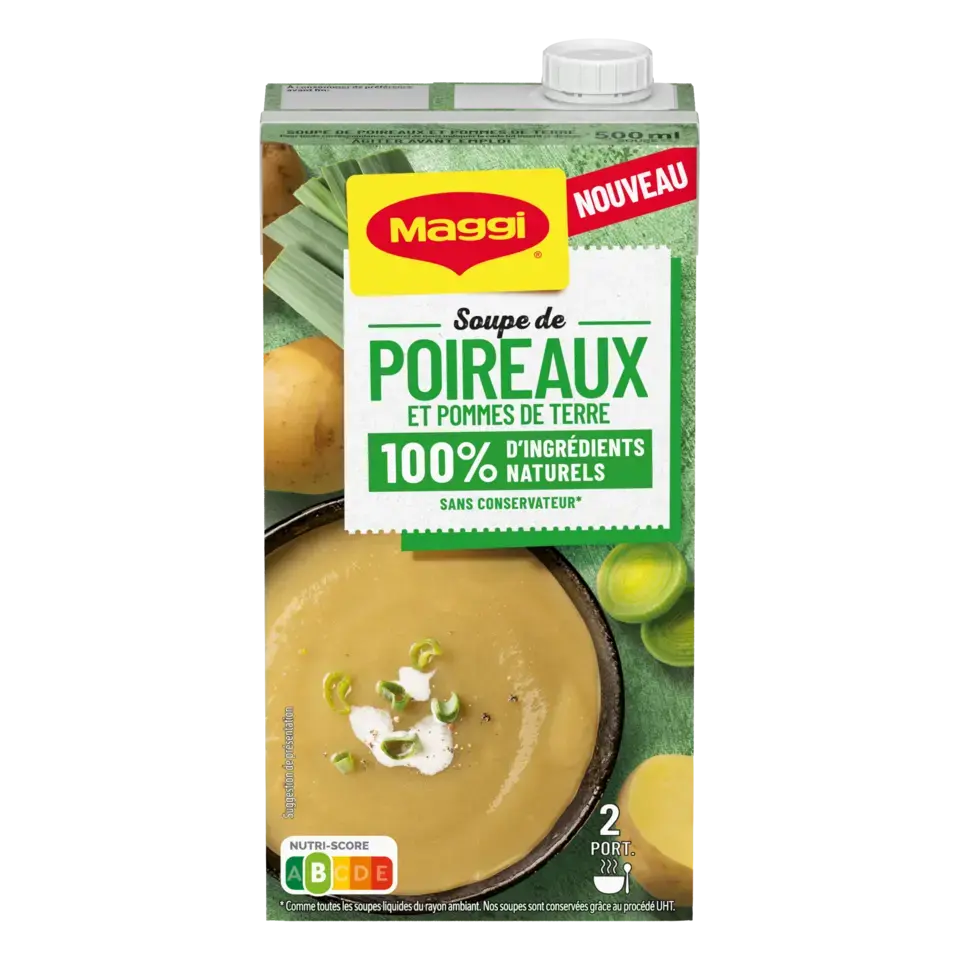 MAGGI Liquid Soup Leek Brick 12x500ml FR
