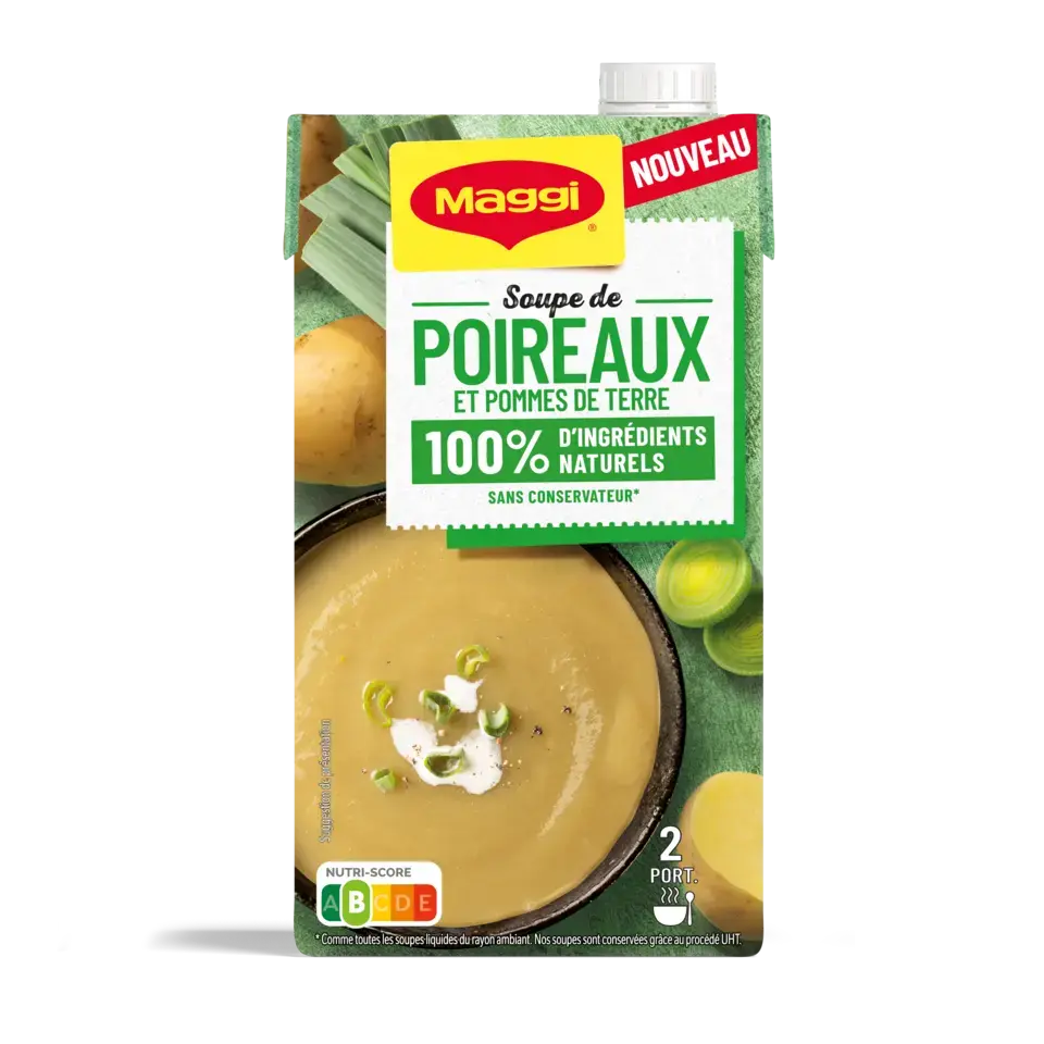 Soupe Liquide Poireaux pomme de terre 500ml