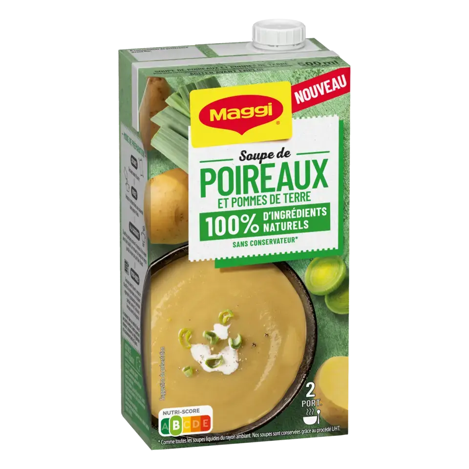 MAGGI Liquid Soup Leek Brick 12x500ml FR