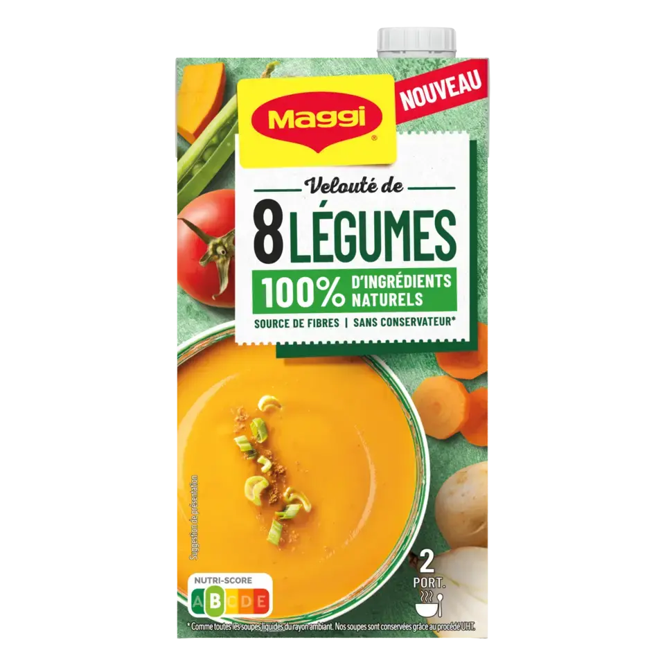 MAGGI Liquid Soup 8 Vegetable Brick 12x500ml FR