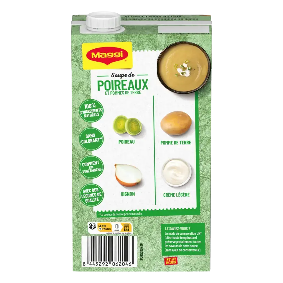 MAGGI Liquid Soup Leek Brick 6x1L FR