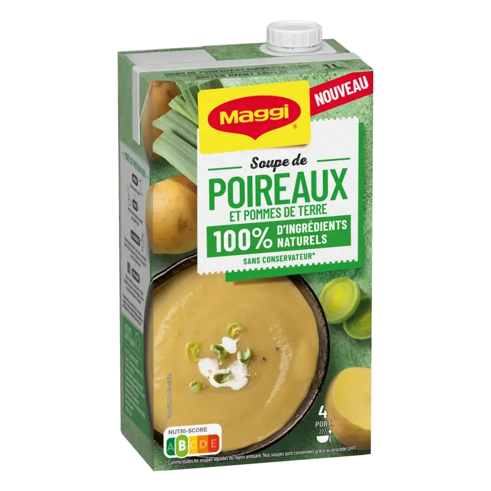 MAGGI Liquid Soup Leek Brick 6x1L FR