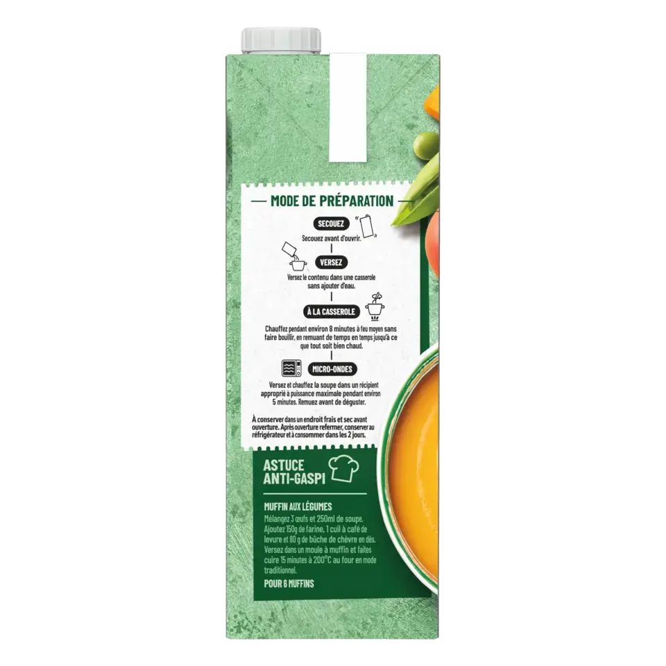 MAGGI Liquid Soup 8 Vegetable Brick 6x1L FR