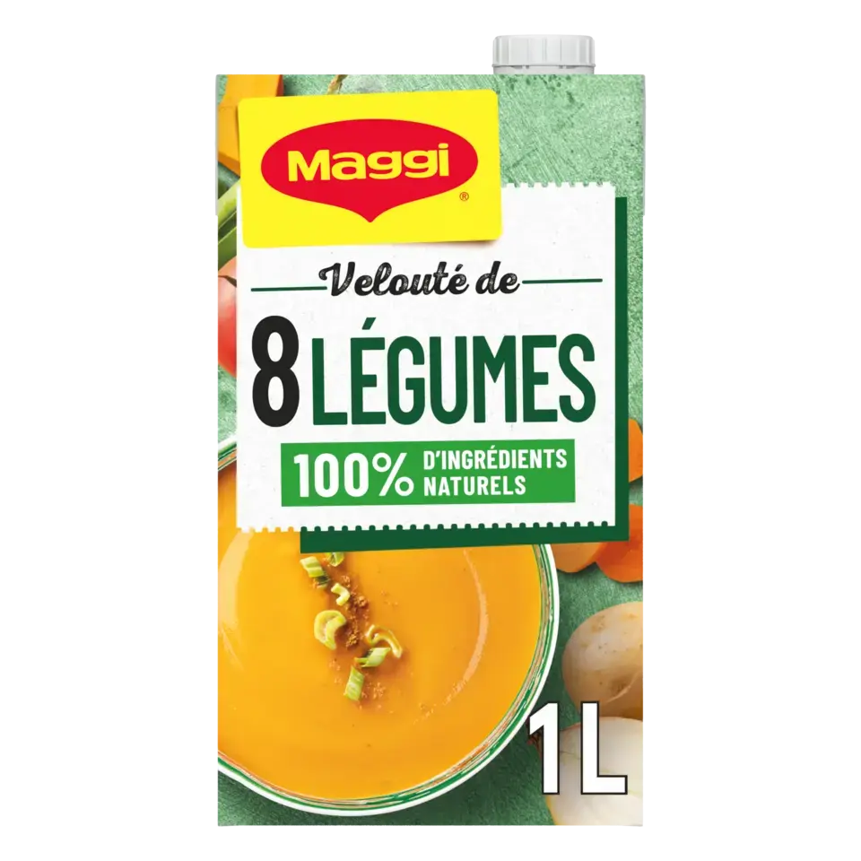 MAGGI Liquid Soup 8 Vegetable Brick 6x1L FR