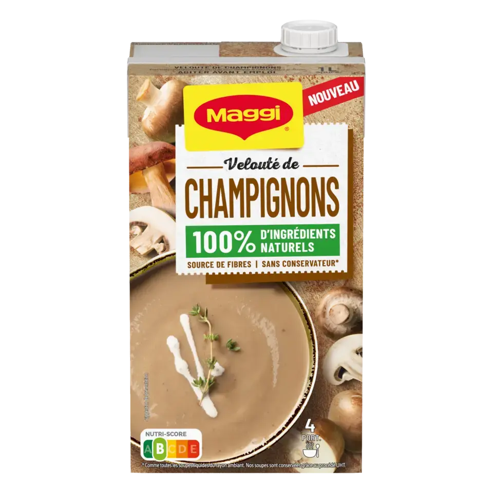 MAGGI Liquid Soup Mushroom Brick 6x1L FR
