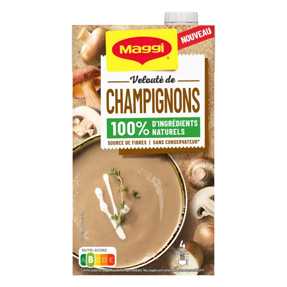 MAGGI Liquid Soup Mushroom Brick 6x1L FR