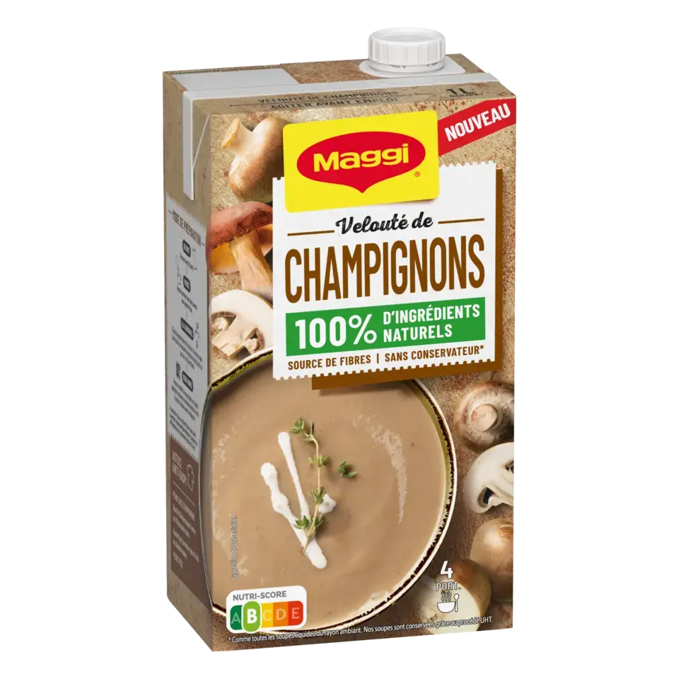 MAGGI Liquid Soup Mushroom Brick 6x1L FR