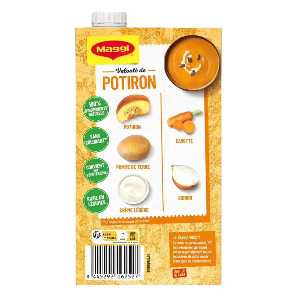 MAGGI Liquid Soup Pumpkin Brick 6x1L FR