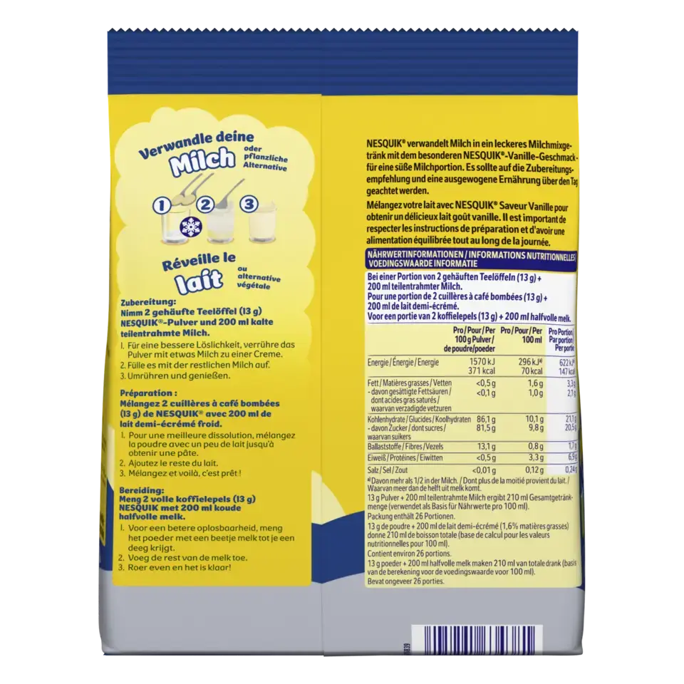 NESQUIK Vanilla Pouch 14x350g FR