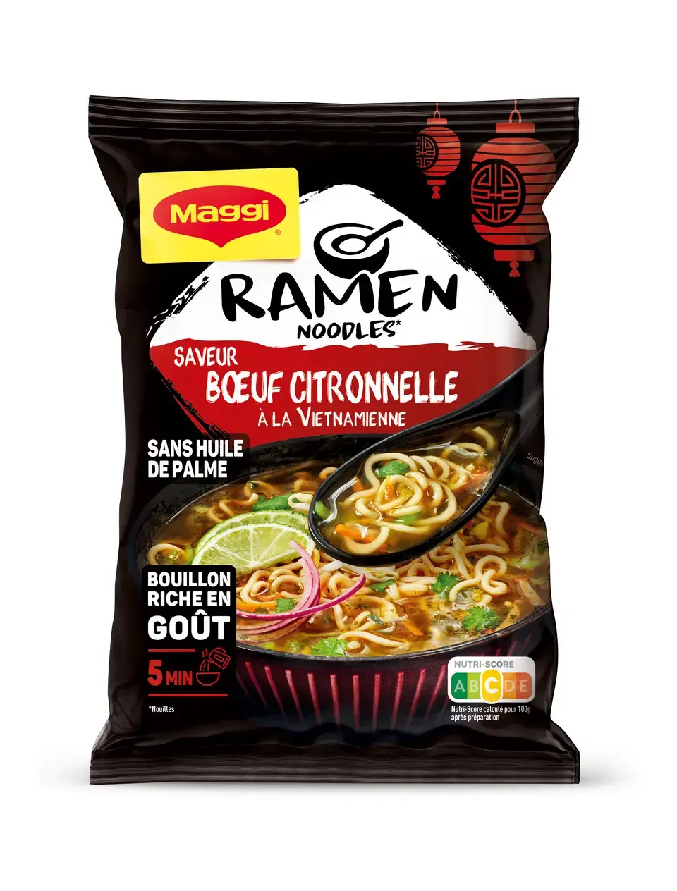 MAGGI Ramen Noodle Beef Pho Pouch 10x90g FR