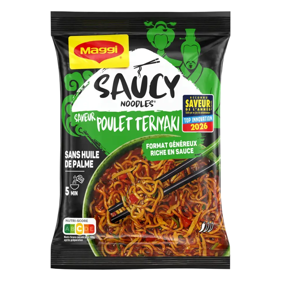 MAGGI Noodle Teriyaki Pouch 8x128g FR