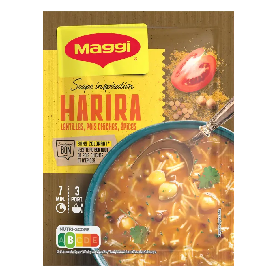 MAGGI Soup Moroccan Harira Pouch 14x90g FR