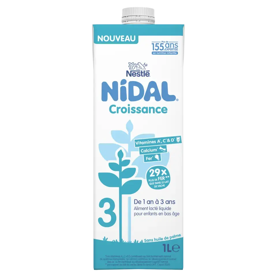 NIDAL Growing Up Milk Brick 6x1L FR