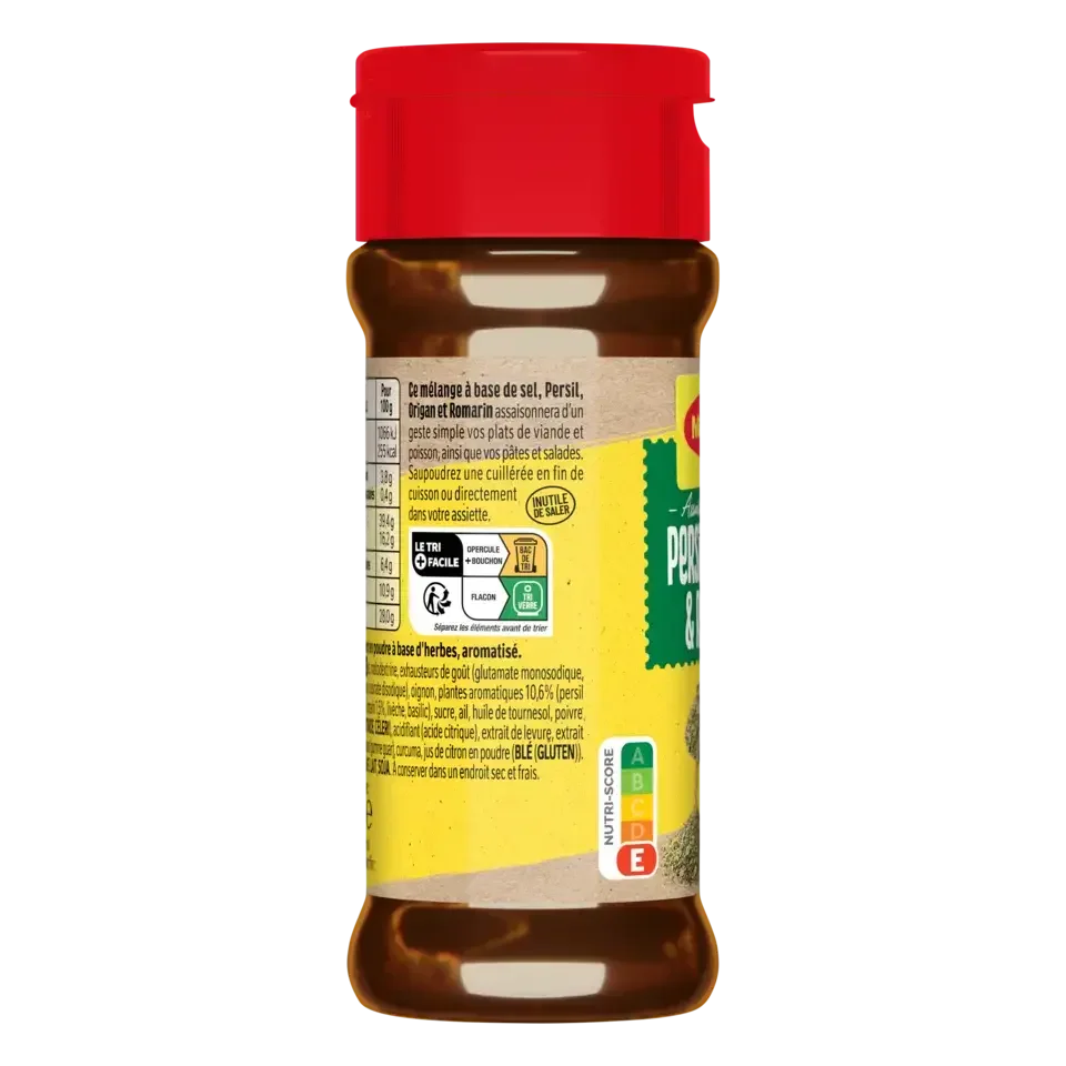 MAGGI Assaisonnement Poudre Ail Bottle 8x60g FR