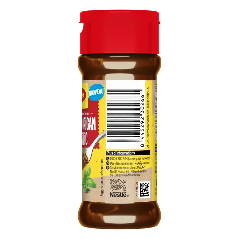 MAGGI Assaisonnement Poudre Paprika Bottle 8x60g FR