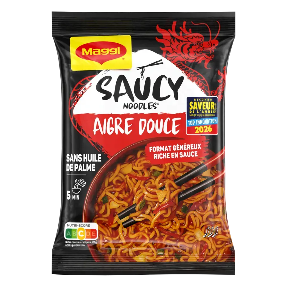 MAGGI Noodle Sweet And Sour Pouch 8x128g FR
