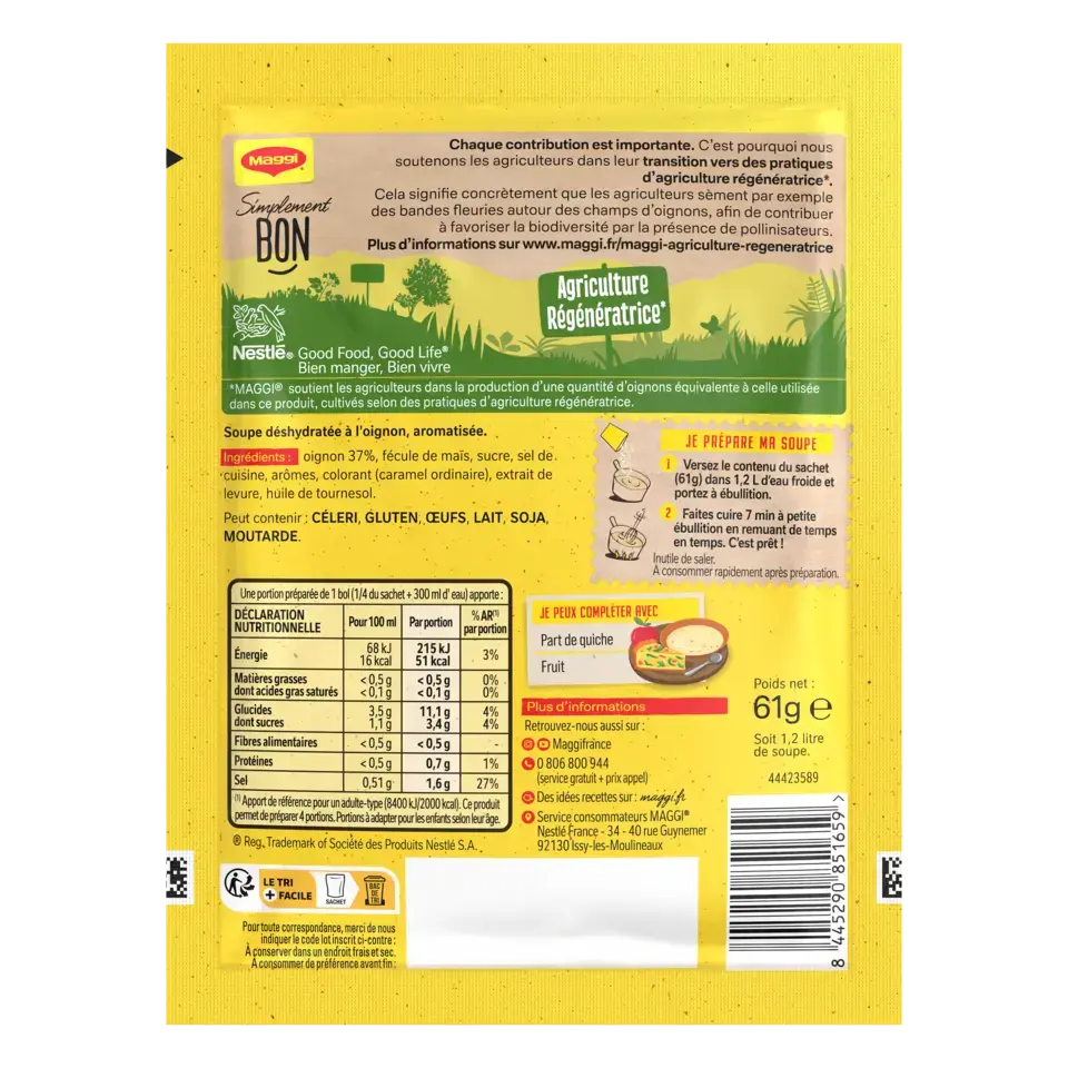 MAGGI Soup Onion Sachet 20x61g FR