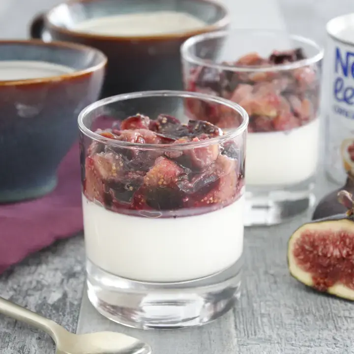 Panna cotta aux figues