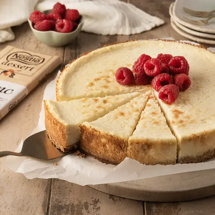 Cheesecake chocolat blanc