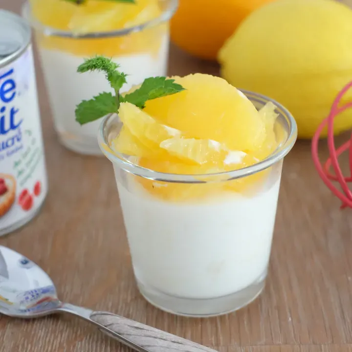 Crème au citron et oranges