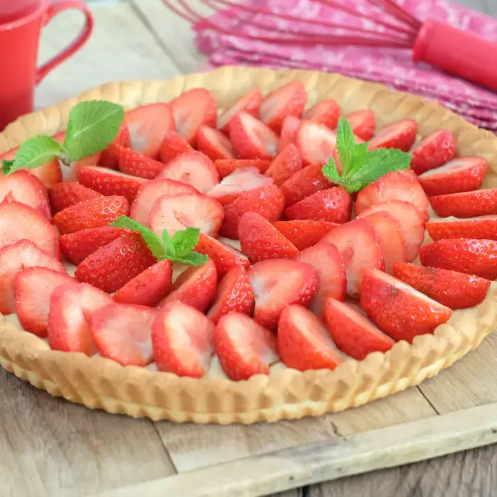Tarte aux fraises