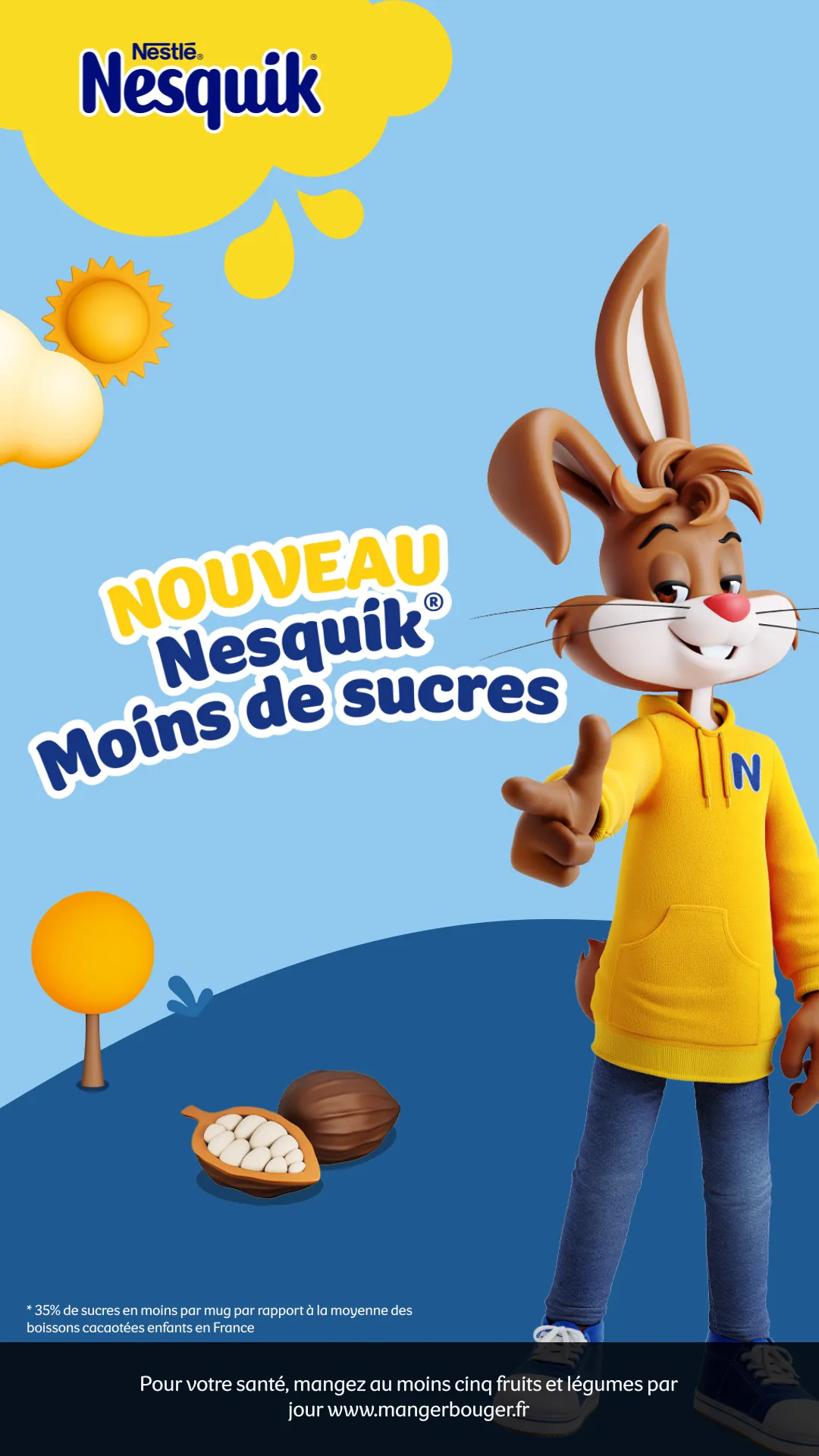 Preview image for the video "FR_fr_ZEUR_NQ-LESS-SUGAR_NESQUIK_WEB_OTHERS_9by16.mp4".