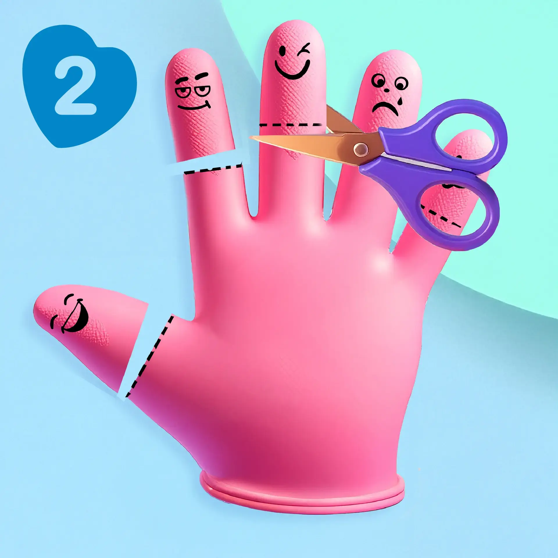 TUTOS NIDAL-étape 2 marionnettes