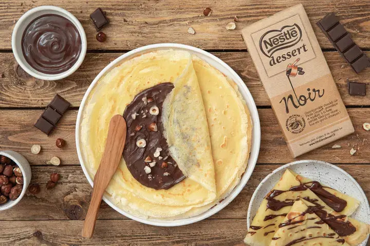 crepe sauce chocolat