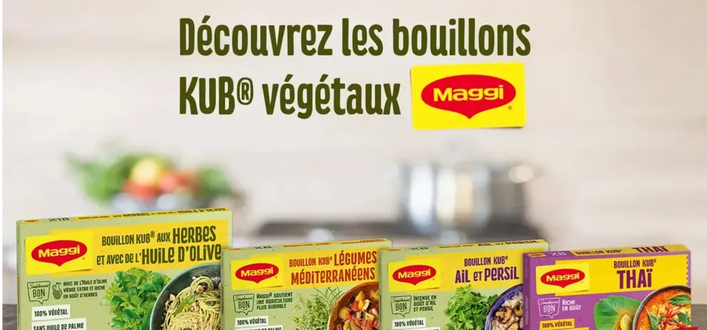 Les bouillons KUB® végétaux MAGGI®