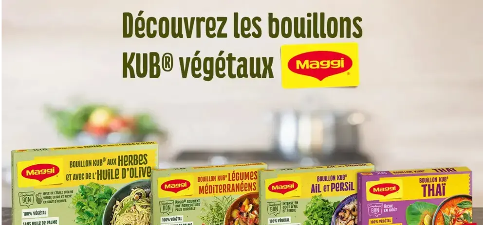 Les bouillons KUB® végétaux MAGGI®