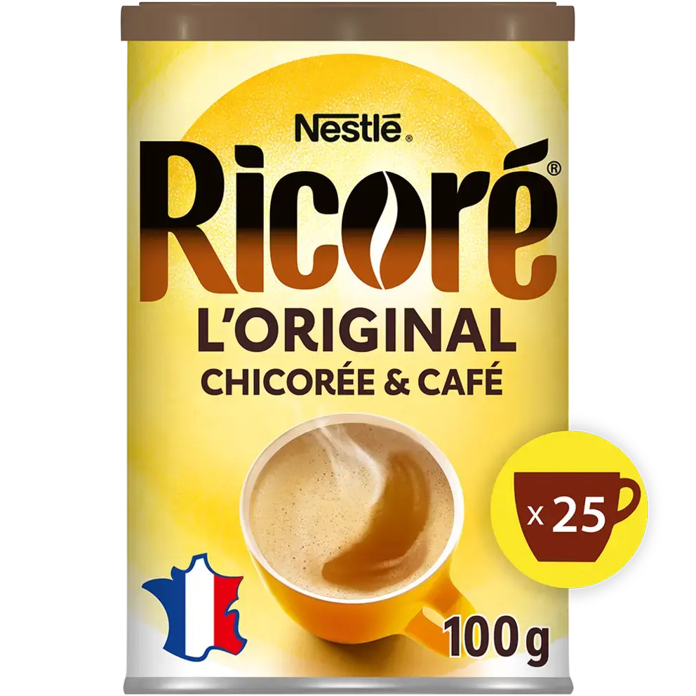 Chicorée &amp; Café, RICORÉ® L'Original, Boîte de 100g