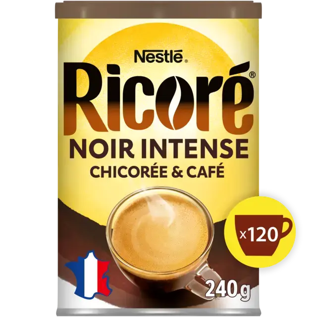 Chicorée & Café, RICORÉ® Noir Intense, Boîte de 240g