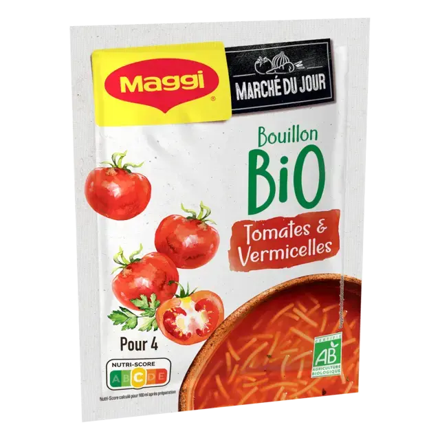 MAGGI BIO Soupe Bouillon Tomate Vermicelle 70g