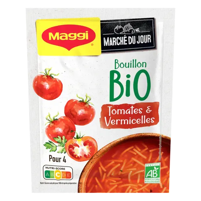 MAGGI BIO Soupe Bouillon Tomate Vermicelle 70g