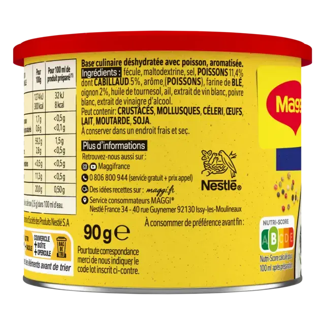 MAGGI Fumet de Poisson boîte 90g