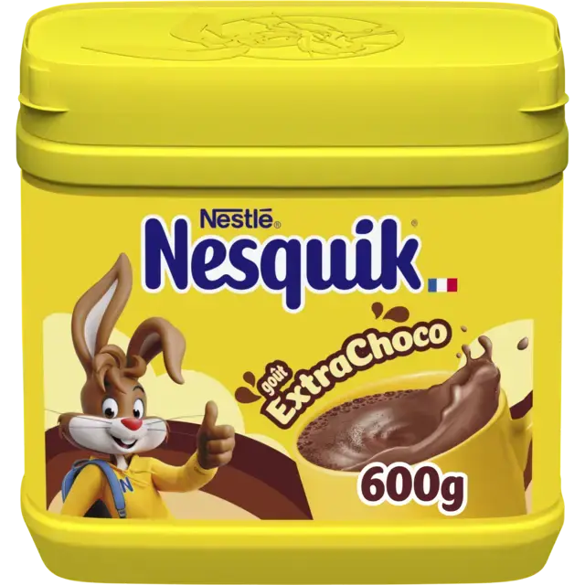 NESQUIK Gout EXTRA CHOCO Poudre Cacaotée boîte 600g