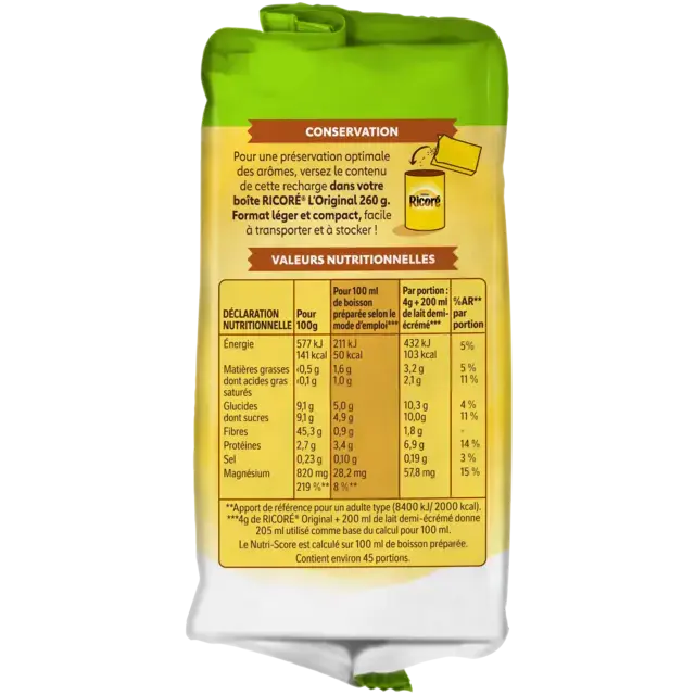 Chicorée & Café, RICORÉ® L'Original, Recharge de 180g