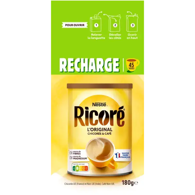 Chicorée & Café, RICORÉ® L'Original, Recharge de 180g