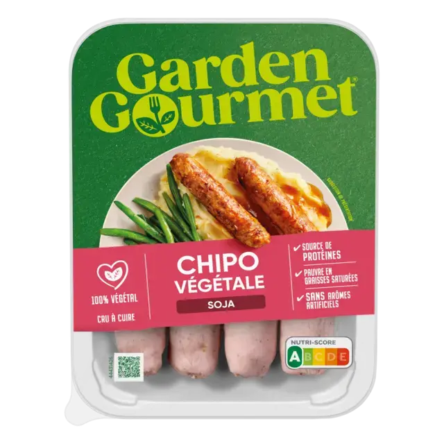 GARDEN GOURMET Chipo Végétale Soja 180g