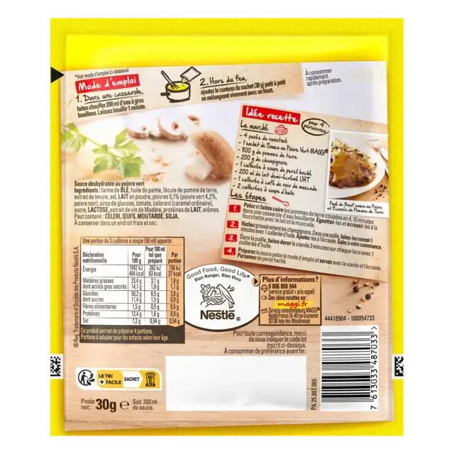 MAGGI Saveur à l'Ancienne Sauce Champignon 27g