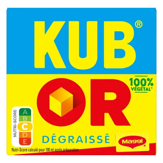 MAGGI KUB OR Bouillon Dégraissé 32 cubes - 128g
