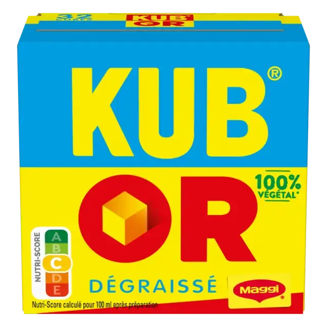MAGGI KUB OR Bouillon Dégraissé 32 cubes - 128g