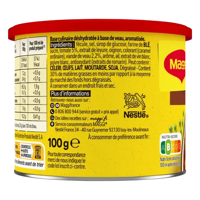 MAGGI Fond de Veau Dégraissé boîte 100g