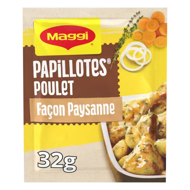 MAGGI Papillotes Poulet façon Paysanne 32g
