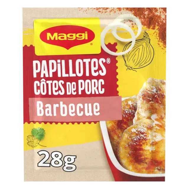 MAGGI Papillotes Poulet Curry à l'indienne 30g