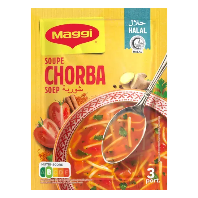 MAGGI Chorba Soup Halal Pouch 18x85g FR