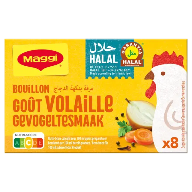 MAGGI Bouillon Goût Volaille Halal 72g